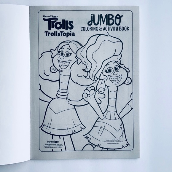 Trolls Trollstopia coloring and activity book - Picture 3 of 12